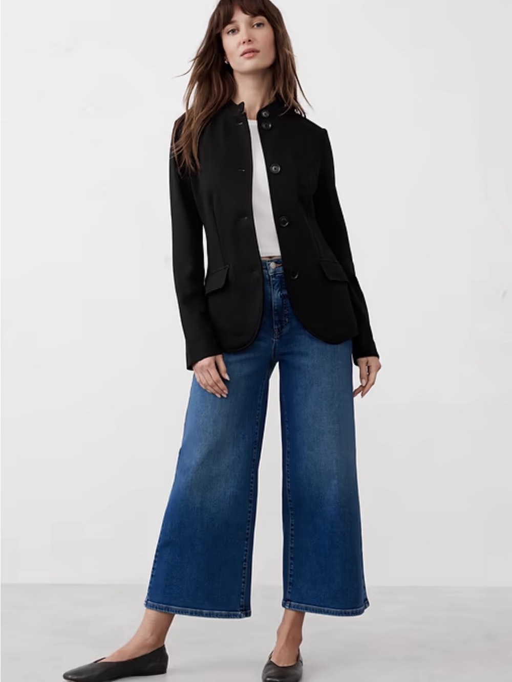 Banana Republic Knit Pique Blazer
